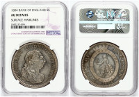 Great Britain Bank Dollar 1804 NGC AU DETAILS