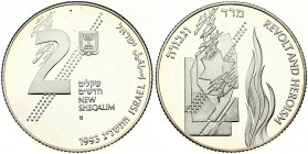 Israel 2 New Sheqalim 5753 (1993) Revolt and Heroism
