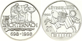 Luxembourg 20 Euro 1998 Echternach Fantasy Issue