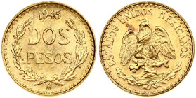 Mexico  2 Pesos 1945