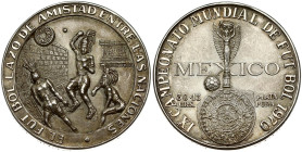 Mexico Medal 1970 World Cup Football
