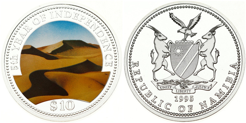 Namibia 10 Dollars 1995 5th Year of Independence
Estimate: EUR 17 - 30