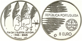 Portugal 8 Euro 2005 60th Anniversary of the End of World War II