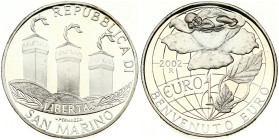 San Marino 10 Euro 2002 Welcome Euro