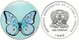 Sao Tome and Principe 1000 Dobras 1998 Butterfly