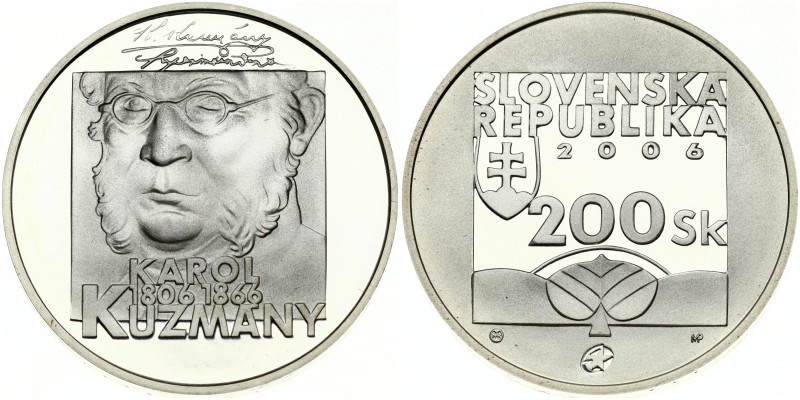 Slovakia 200 Korun 2006 Karol Kuzmany