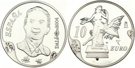 Spain 10 Euro 2004 100th Anniversary of the Birth of Salvador Dali Leda Atomica