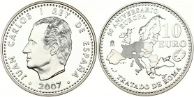 Spain 10 Euro 2007 50th Anniversary of the Treaty of Rome