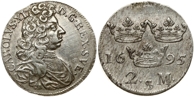 Sweden 2 Mark 1695
Estimate: EUR 210 - 260