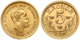 Sweden 5 Kronor 1899 EB