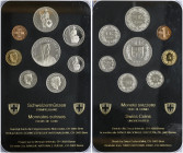 Switzerland 1 Rappen - 5 Francs 1995 SET Lot of 8 Coins