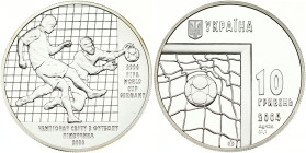 Ukraine 10 Hryven 2004 2006 Football World Cup