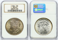 USA 1 Dollar 1886 'Morgan Dollar' Philadelphia NGC MS 64