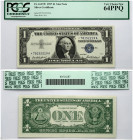 USA 1 Dollar 1957 George Washington Banknote PCGS Very Choice New 64 PPQ