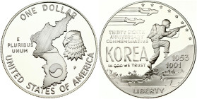 USA 1 Dollar 1991 P Korean War