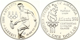 USA 1 Dollar 1996 Atlanta Olympics - Tennis
