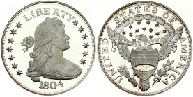 USA 1 Dollar 1804/2004  'Draped Bust Dollar' Heraldic eagle COPY