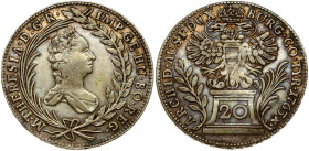 20 Kreuzer 1763 Vienna