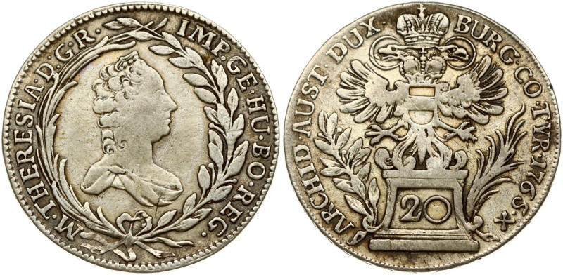 20 Kreuzer 1765 Vienna