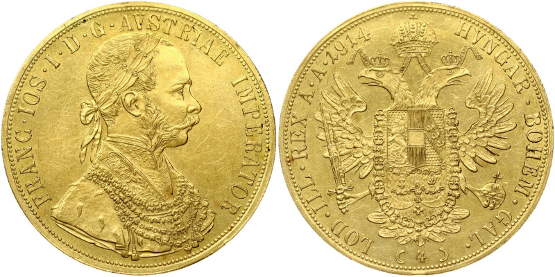 Austria 4 Ducats 1914
Estimate: EUR 1900 - 2200