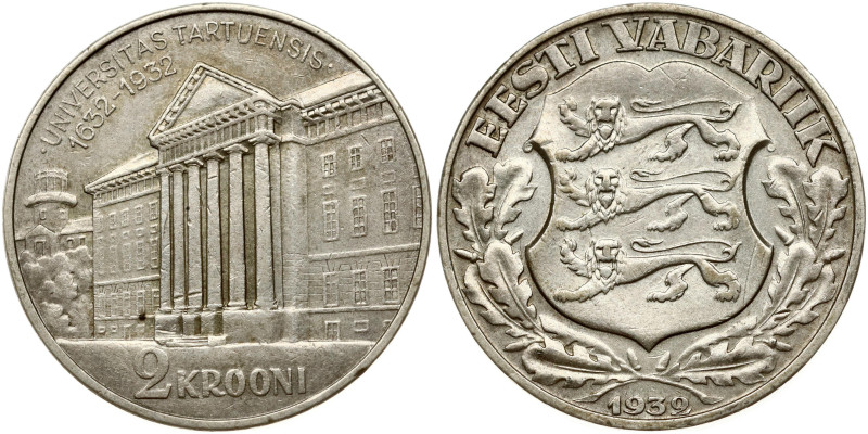 Estonia 2 Krooni 1932 University of Tartu
Estimate: EUR 30 - 50