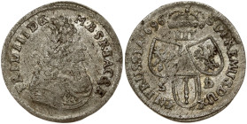 Brandenburg-Prussia 3 Groschen 1696 SD