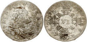 Prussia 6 Groscher 1709 CG
