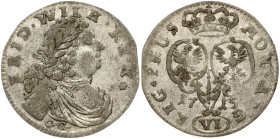 Prussia 6 Groscher 1715 CG/M
