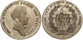 Prussia 1/6 Taler 1810 A