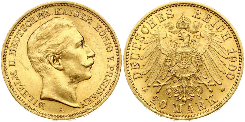 Germany Prussia 20 Mark 1900 A