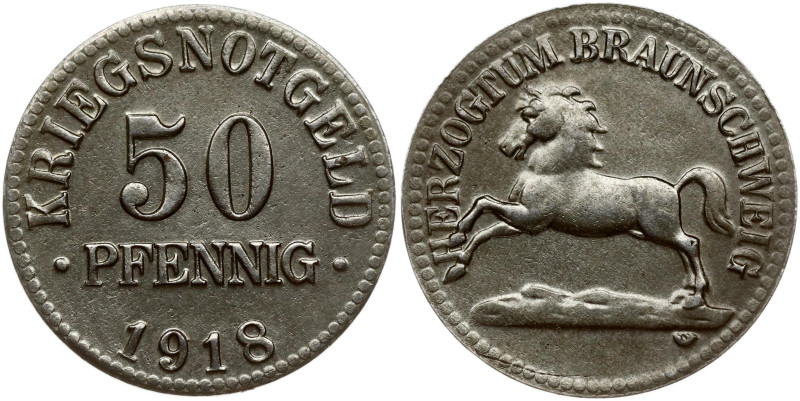 Braunschweig 50 Pfennig 1918