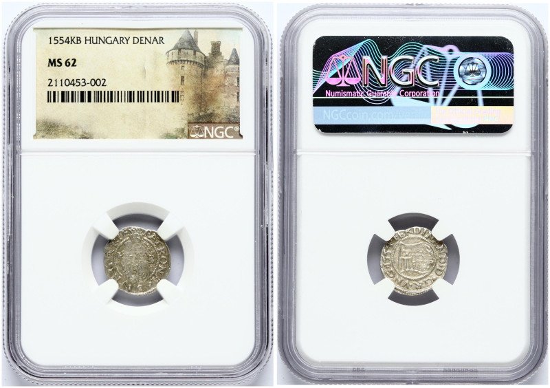 Hungary Denar 1554 K-B NGC MS 62
Estimate: EUR 60 - 80