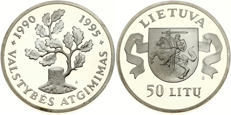 Lithuania 50 Litu 1995 LMK Republic 5 Years
Estimate: EUR 50 - 75