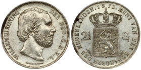 Netherlands 2 1/2 Gulden 1870