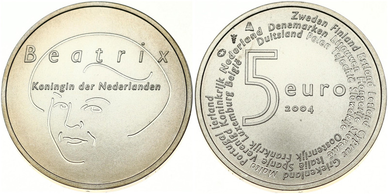 Netherlands 5 Euro 2004 European Union Members