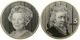 Netherlands 5 Euro 2006 400th Anniversary of the birth of Rembrandt