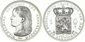 Netherlands 1 Gulden 1896 Wilhelmina Replica