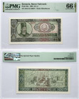 Romania 25 Lei 1966 Tudor Vladimirescu Banknote PMG 66 Gem Uncirculated EPQ