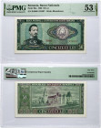 Romania 50 Lei 1966 Alexandru Ioan Cuza Banknote PMG 53 About Uncirculated EPQ