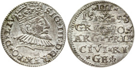 Poland Trojak 1593 Riga