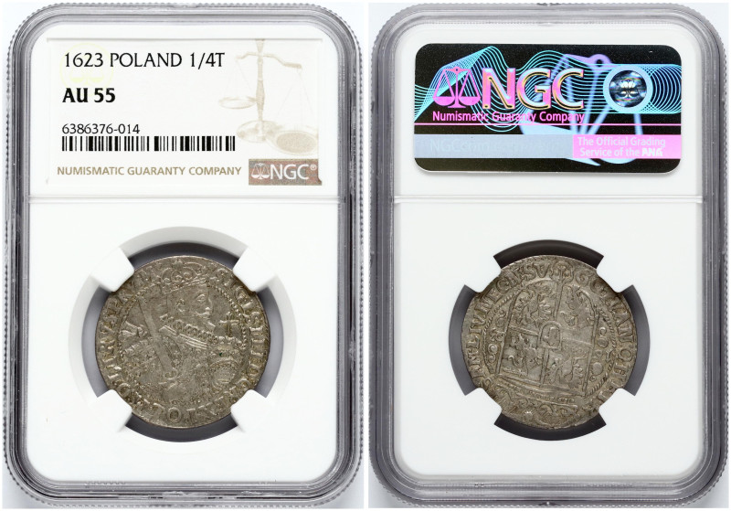 Poland Ort 1623 Bydgoszcz PRV M+ NGC AU 55
Estimate: EUR 130 - 160