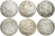 Poland Szostak 1625 Krakow Lot of 3 Coins