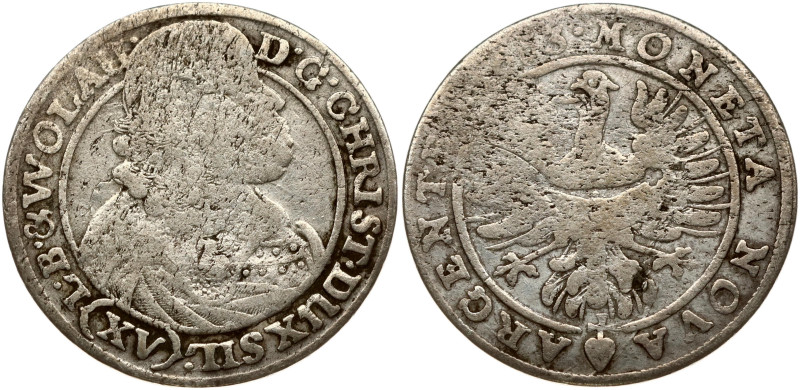 Liegnitz-Brieg 15 Kreuzer 1663
Estimate: EUR 30 - 50