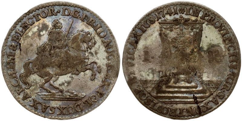 Poland-Saxony Groschen 1741 Vikariat (R2)
Estimate: EUR 40 - 60