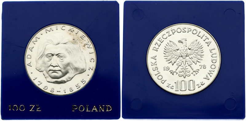 Poland 100 Zlotych 1978 Adam Mickiewicz
Estimate: EUR 20 - 30