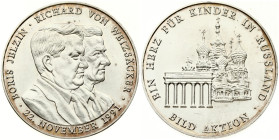 Russia Medal 1991 Yeltsin and Weizsäcker