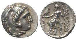 Königreich Makedonien. Alexander III. der Große (336 - 323 v. Chr.).

 Drachme (Silber). Ca. 323 - 317 v. Chr. Sardeis.
Vs: Kopf des jugendlichen H...