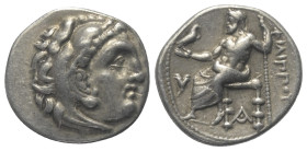 Königreich Makedonien. Philippos III. Arrhidaios (323 - 317 v. Chr.).

 Drachme (Silber). Ca. 323 - 319 v. Chr. Sardeis.
Vs: Kopf des jugendlichen ...