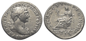 Traianus (98 - 117 n. Chr.).

 Denar (Silber). 112 - 114 n. Chr. Rom.
Vs: IMP TRAIANO AVG GER DAC P M TR P COS VI P P. Büste mit Lorbeerkranz und D...