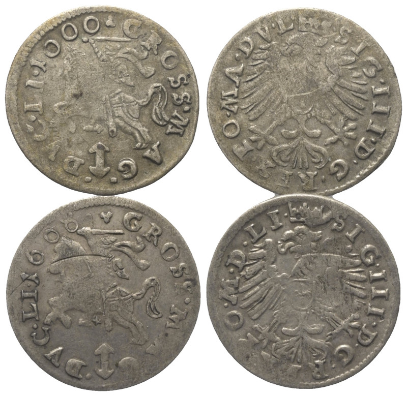 Polen. Königreich. Sigismund III. Wasa (1587 - 1632).

 Groschen (Silber). 160...